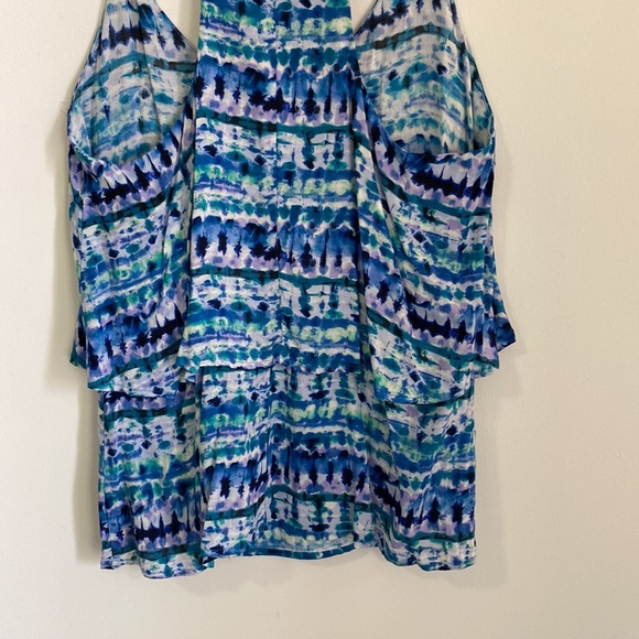 Bloomingdale’s AQUA Layered Tank - Picture 5 of 9